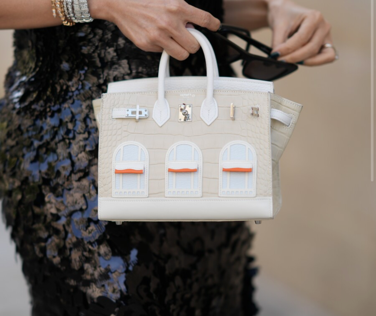Her Top Handle Tote Bag