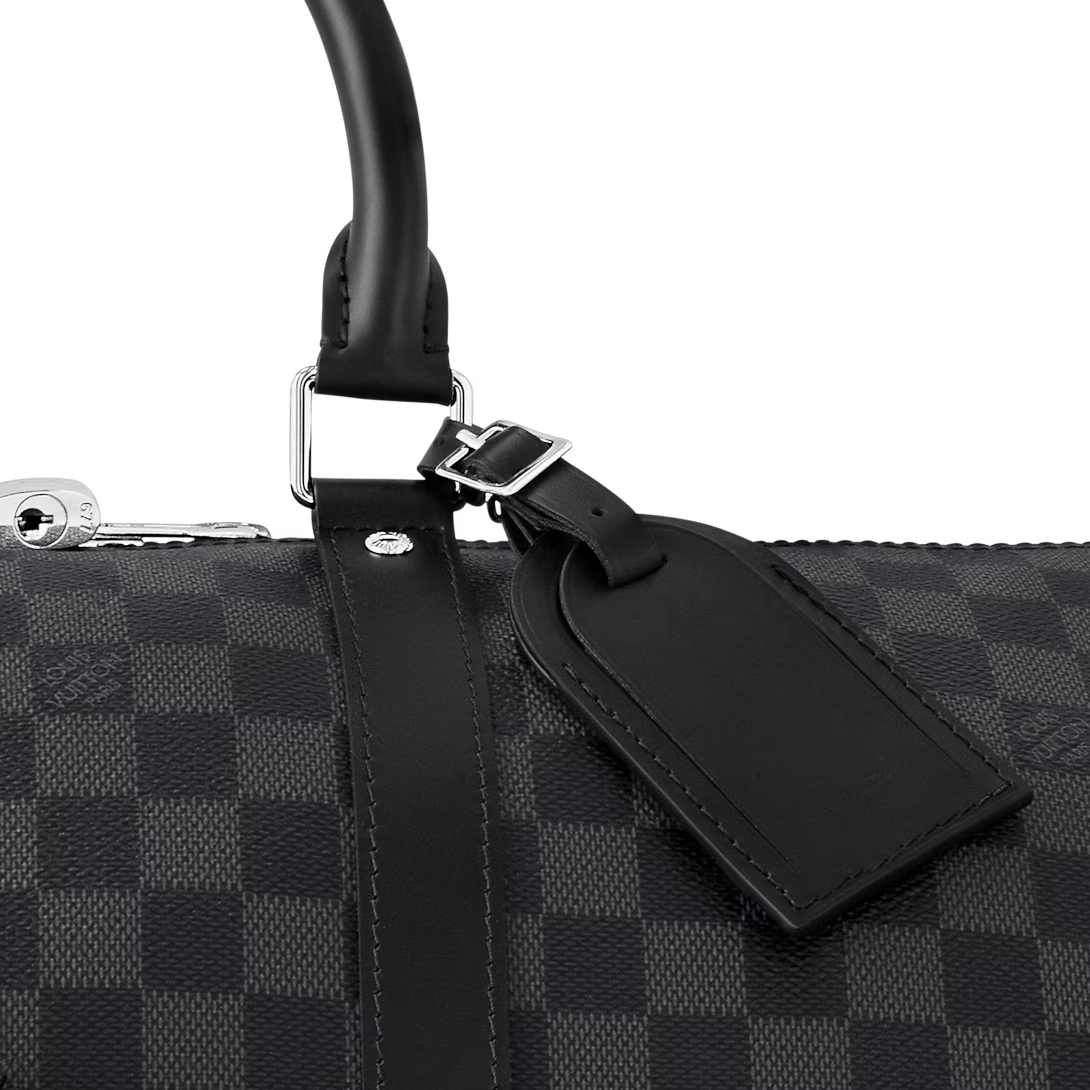 Lv Graphite Travel Duffle Bag