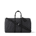 Lv Graphite Travel Duffle Bag