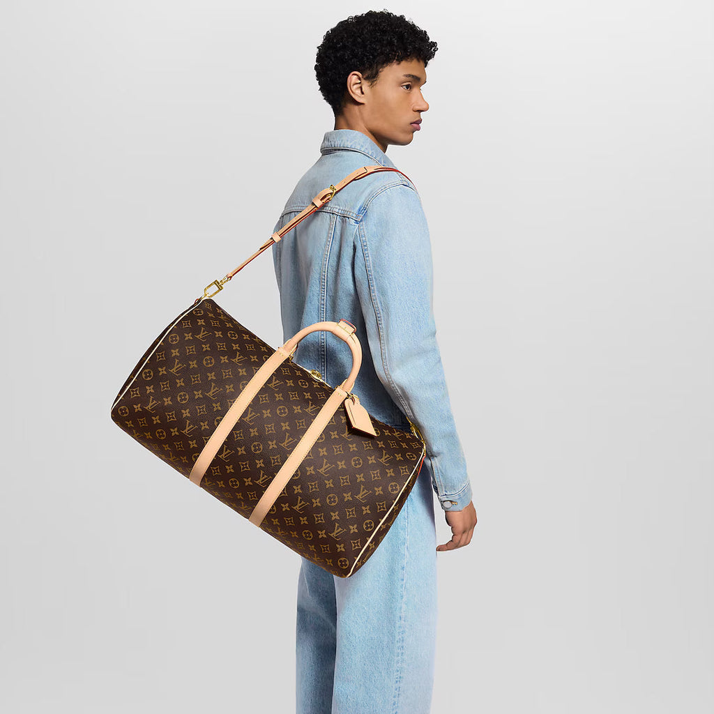 Lv Monogram Large Travel Duffle Bag