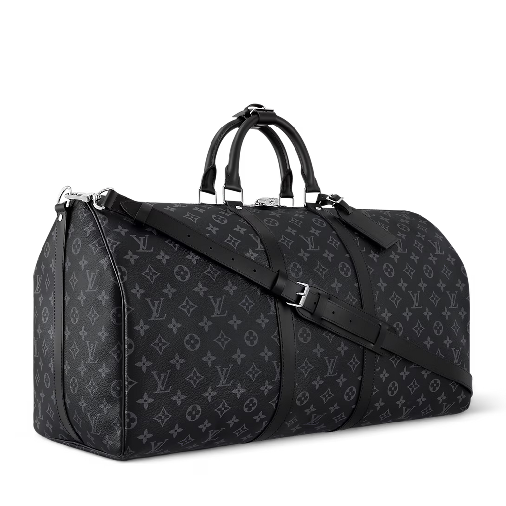 Lv Graphite Travel Duffle Bag