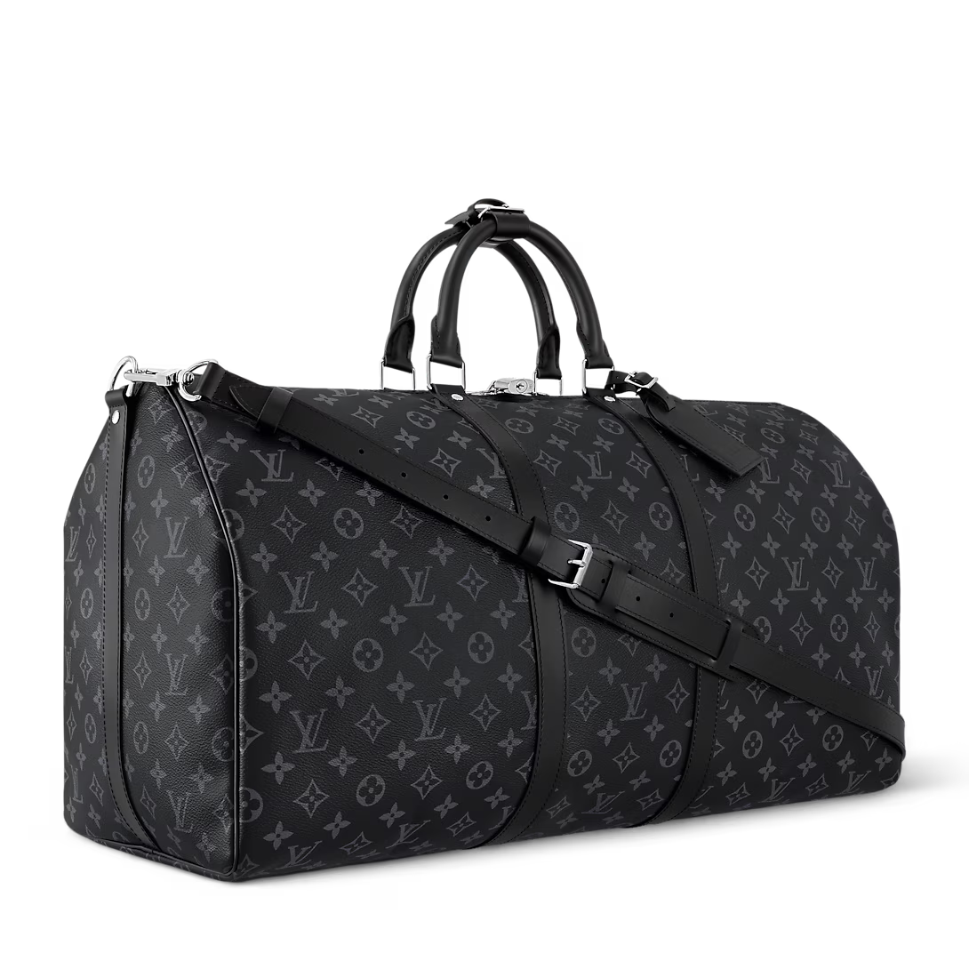 Lv Graphite Travel Duffle Bag