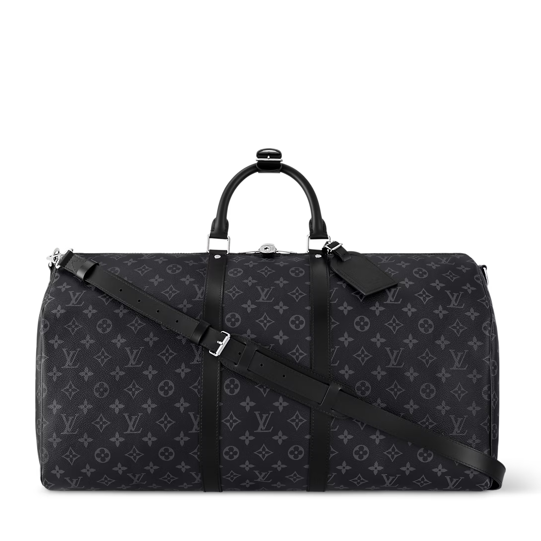 Lv Graphite Travel Duffle Bag