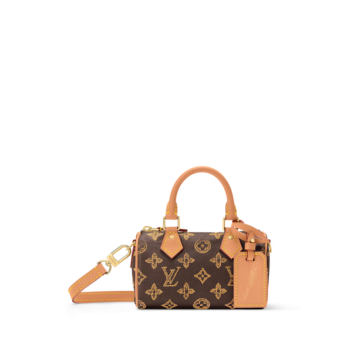 Lv Mini Monogram Top Handle Crossbody Bag