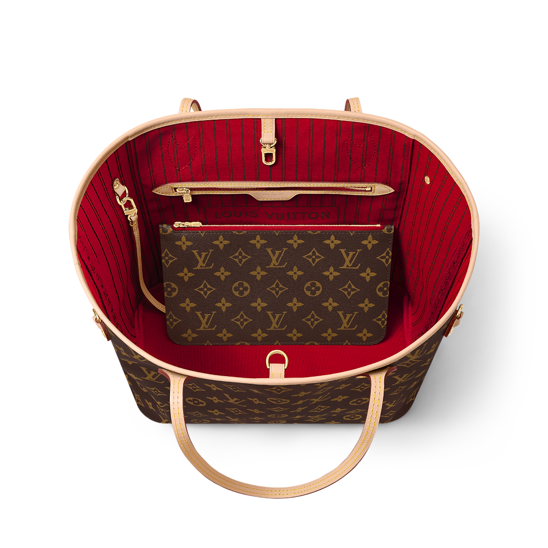 Lv Checkered Large Tote Bag with Pouch