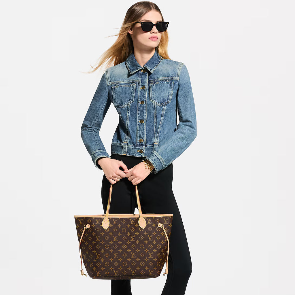Lv Checkered Large Tote Bag with Pouch