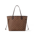 Lv Checkered Large Tote Bag with Pouch